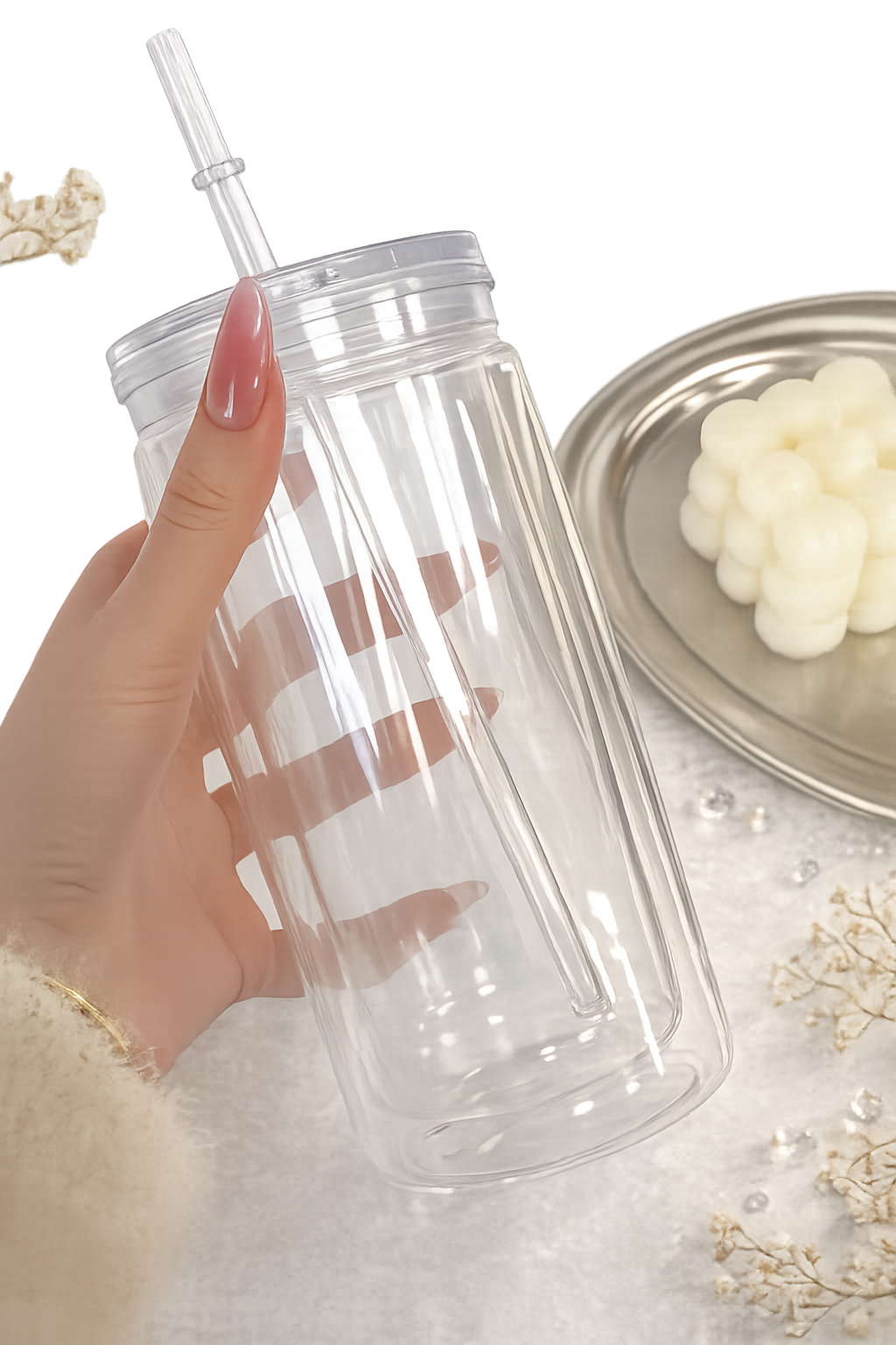 16oz Snowglobe Tumbler