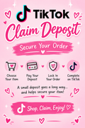 TIKTOK WRAP CLAIM DEPOSIT