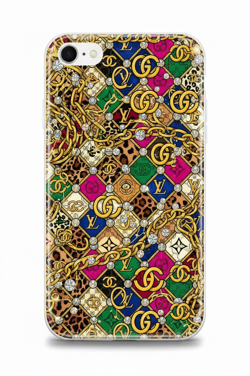 Inspired by Junk Case - designer inspired phone case with red accents